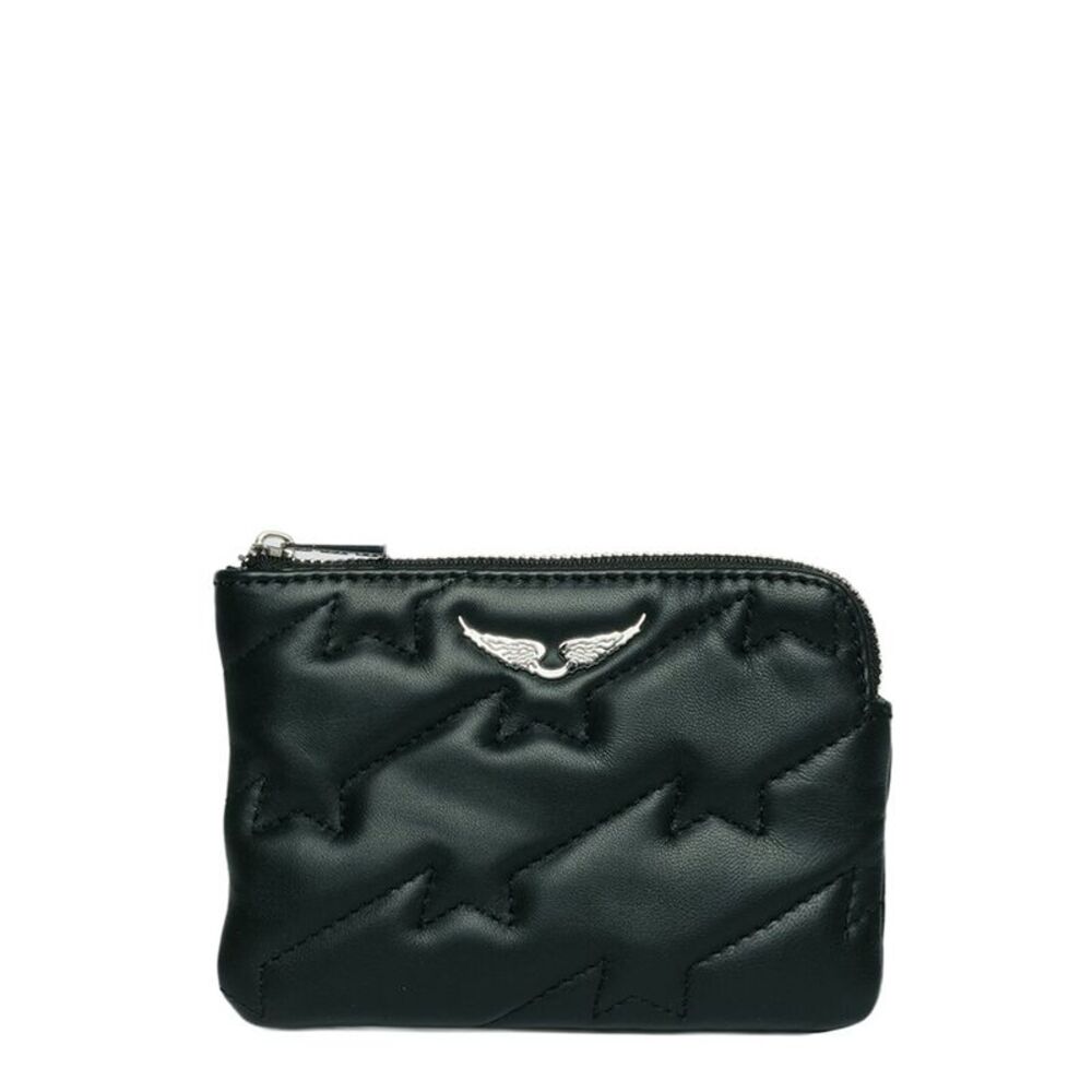 Zadig & Voltaire Mini Uma Wings Zv Quilted Leather Pouch